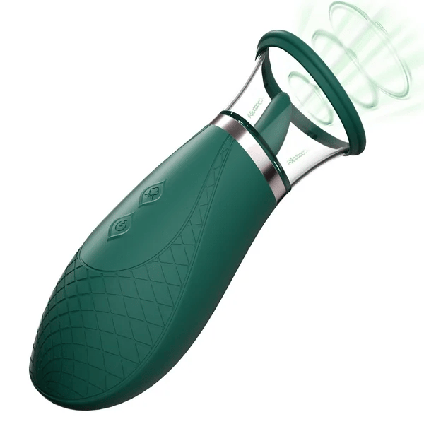 YoYoLemon Vibrating Pussy Pump with Tongue Licking Motions for Clit and Nipple for Women, Adult Sex Toys
